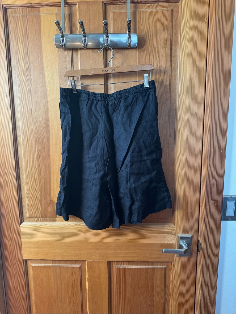 COS Black Women's Linen Shorts